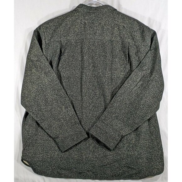 Freedom Foundry Button Front Shirt Green Mens XXL Long Sleeve Heavyweight - Picture 2 of 12